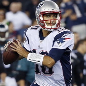 2015 NFL Week 1 Odds have Jimmy Garoppolo and New England -3.5 vs. Pittsburgh